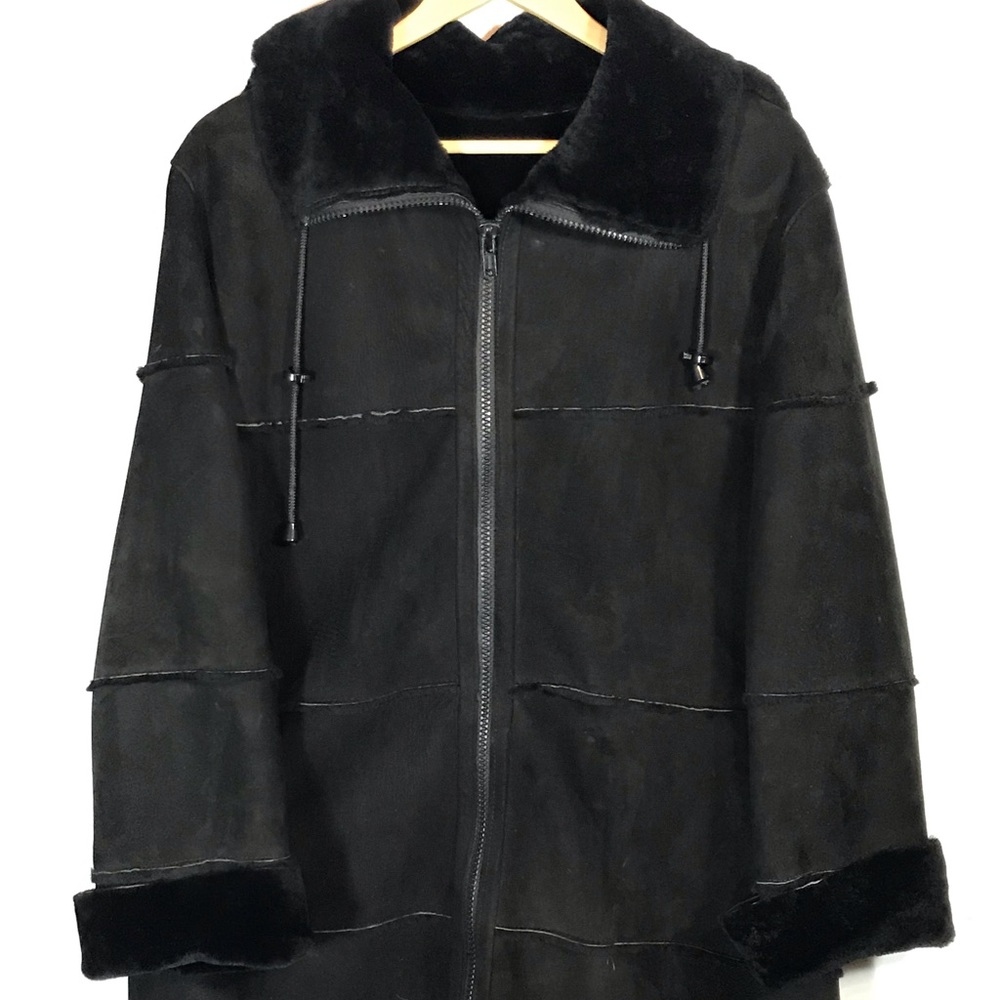 Hooded Sheepskin Coat by Garber Furs, Chicago